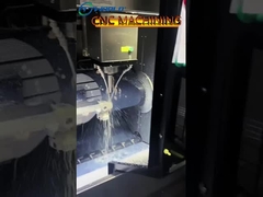 Dimostrazione di efficienza di tornitura CNC di pezzi di lega di alluminio