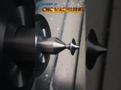 Lavorazione CNC su tornio multi-asse di particolari geometrici complessi