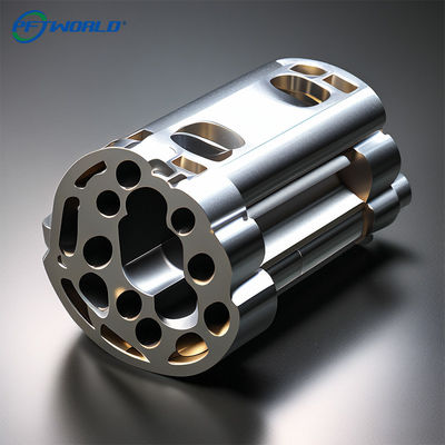 Parti lavorate in alluminio CNC di precisione Finitura della superficie di testura per applicazioni a bassa flessibilità