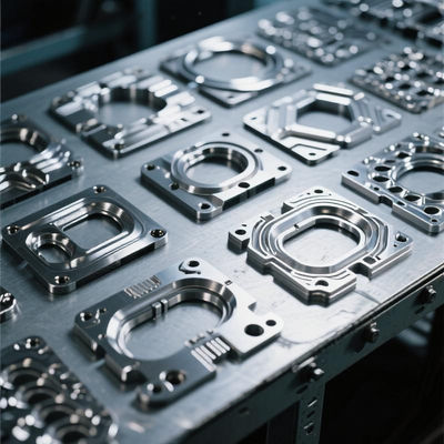 Parti di stampaggio di alta precisione con tecnologia di lavorazione CNC e superficie di verniciatura