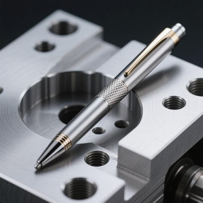 Penna di tasca in titanio tattico anodizzata resistente alla corrosione e pronta per il regalo